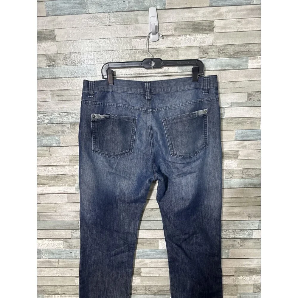 Men’s PD&C Denim Jeans Dark Wash Straight Leg Size 38X32